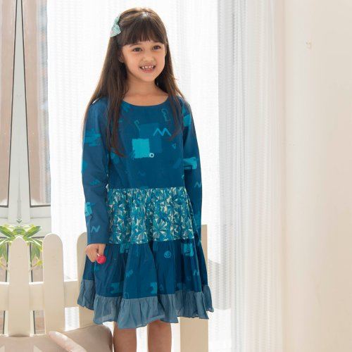 blue-printed-tiered-dress-blue-color-595