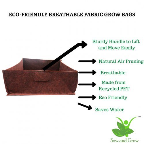 sow-and-grow-air-pruning-geo-fabric-grow-bags-500-gsm-heavy-duty-for-home-terrace-balcony-garden-leafy-vegetables-herbs-size-16-x-16-x-6-inches-set-of-2-918