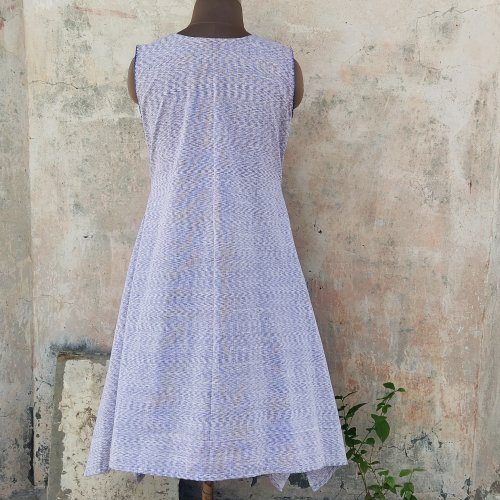 white-and-blue-ikat-square-pattern-dress-5760