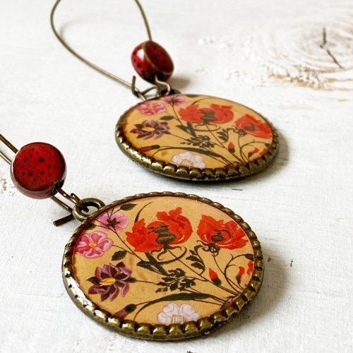 25-mm-loop-earrings-with-ceramic-bead-mughal-flowers-6616