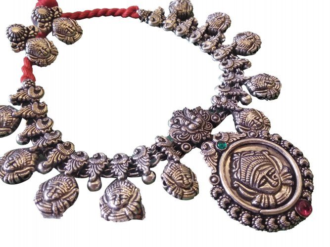 advaita-handicrafts-devi-german-silver-thread-necklace-set-6779