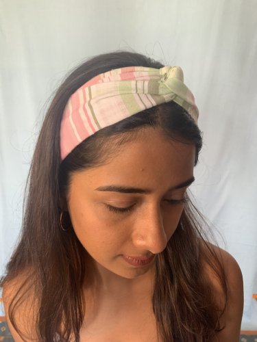 upcycled-pink-white-stripe-turban-hairband-10433