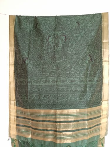 hand-painted-madhubani-art-super-silk-saree-10463
